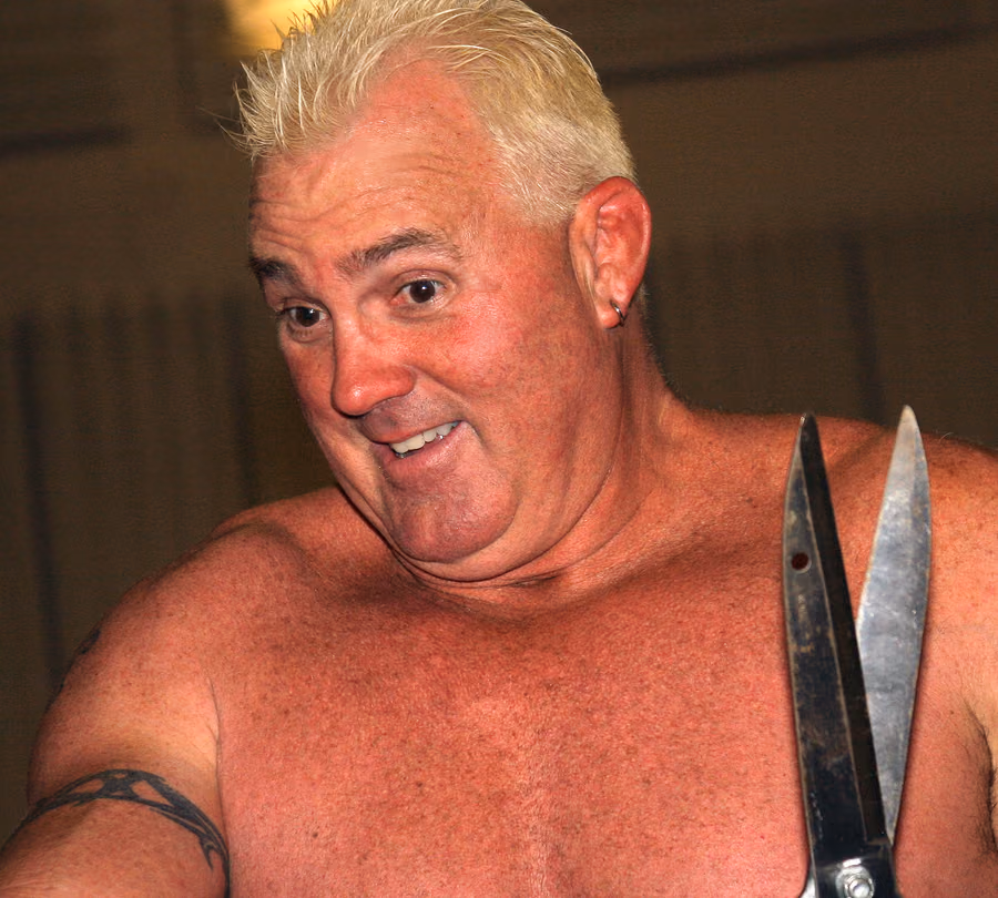Brutus Beefcake at a wrestling event in 2009