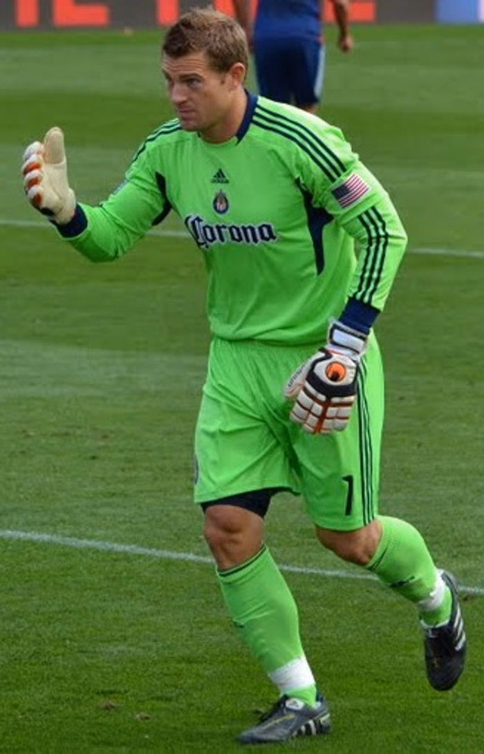 Dan Kennedy playing for Chivas USA in 2011